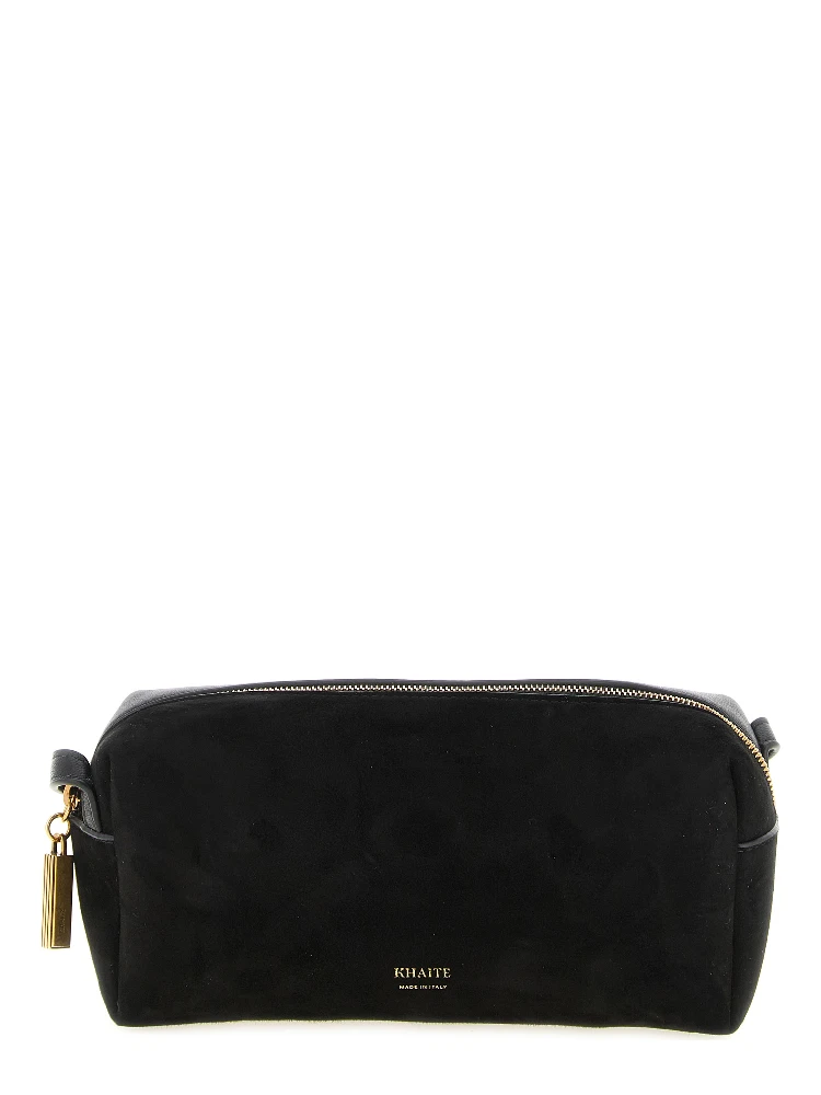 Black Calfskin Crossbody Bag