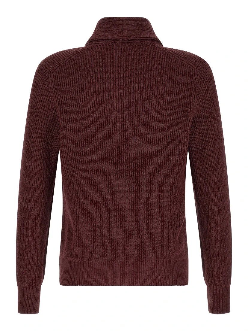 Bordeaux Cotton Cardigan
