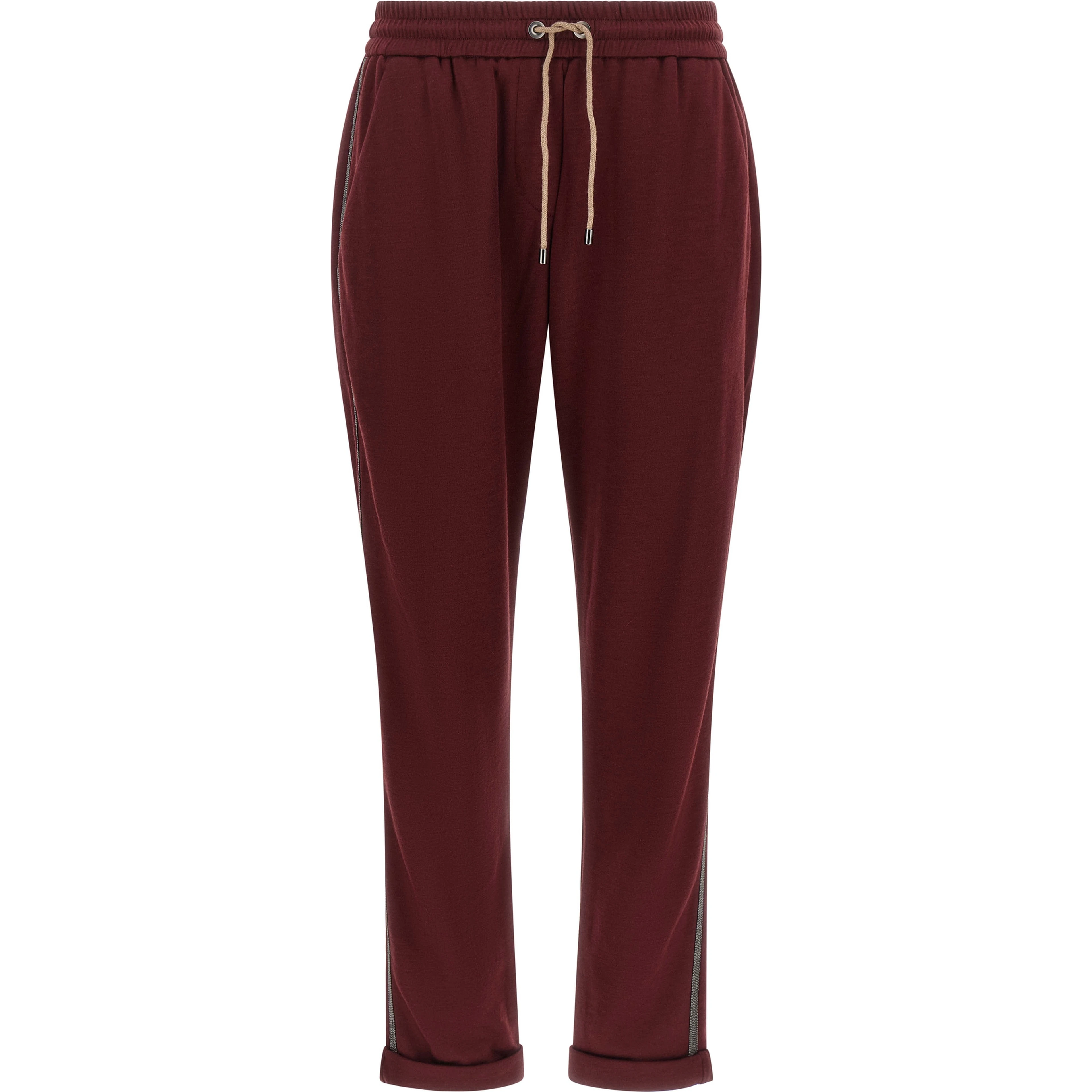 Bordeaux Cotton Joggers (Workout Pants)