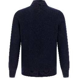 Blue Cashmere Cardigan
