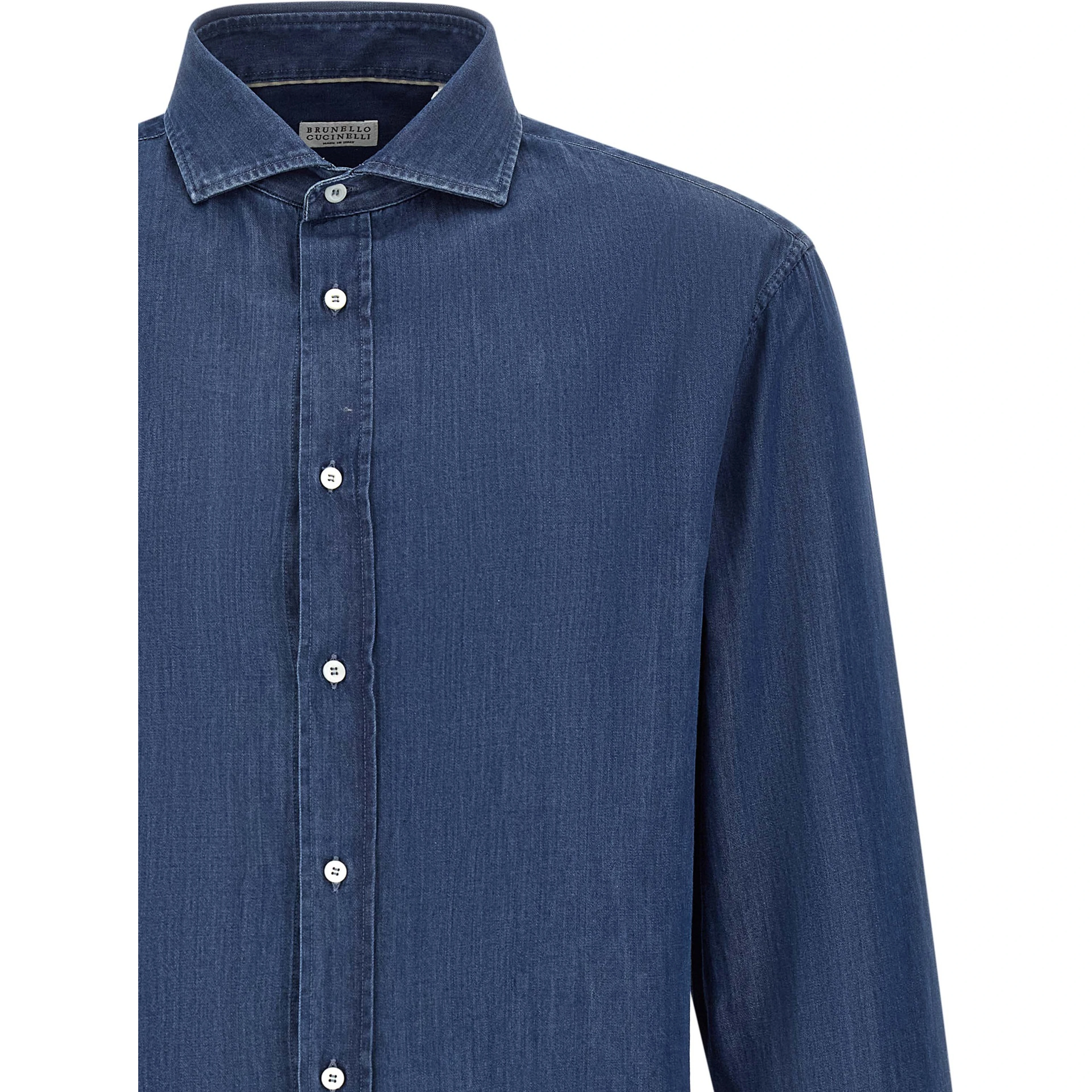 Blue Cotton Blouse