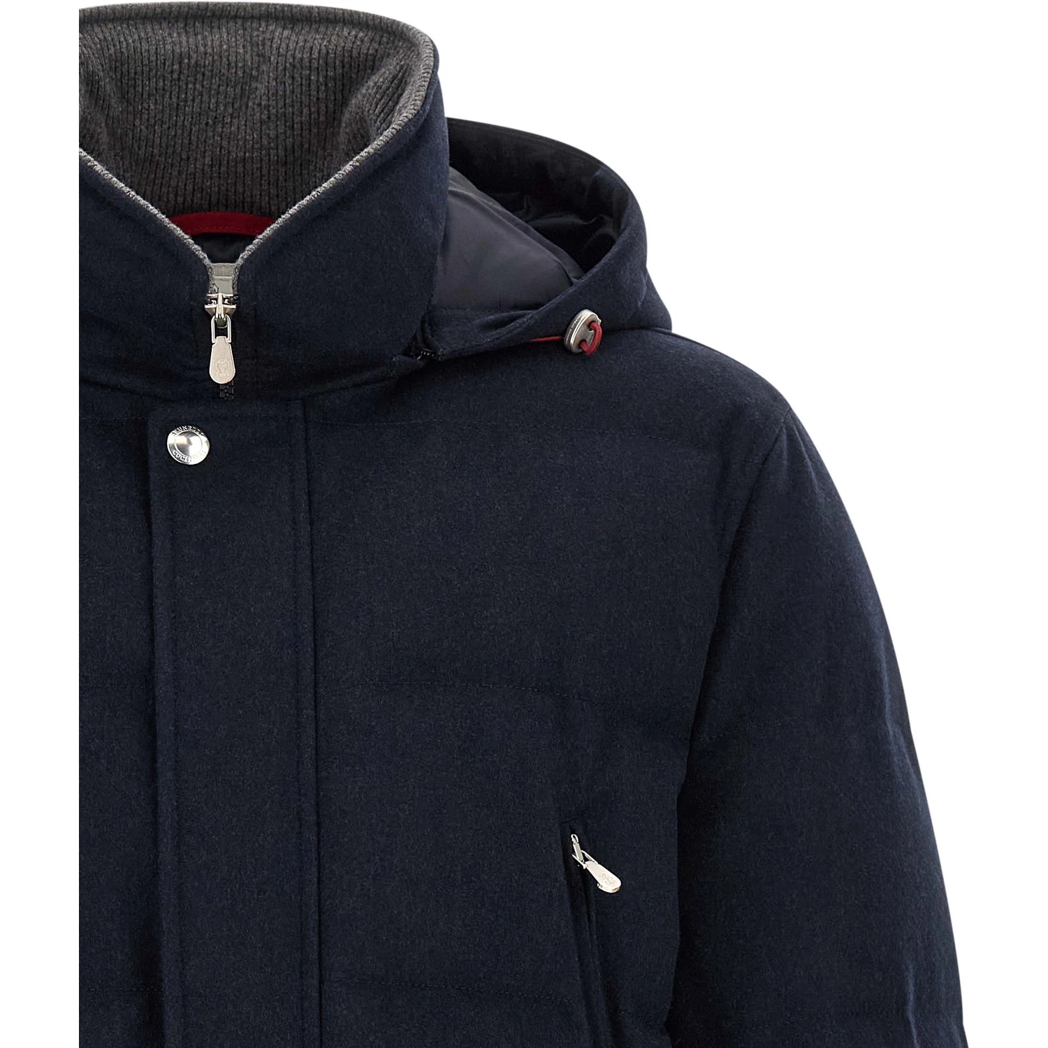 Blue Wool Parka