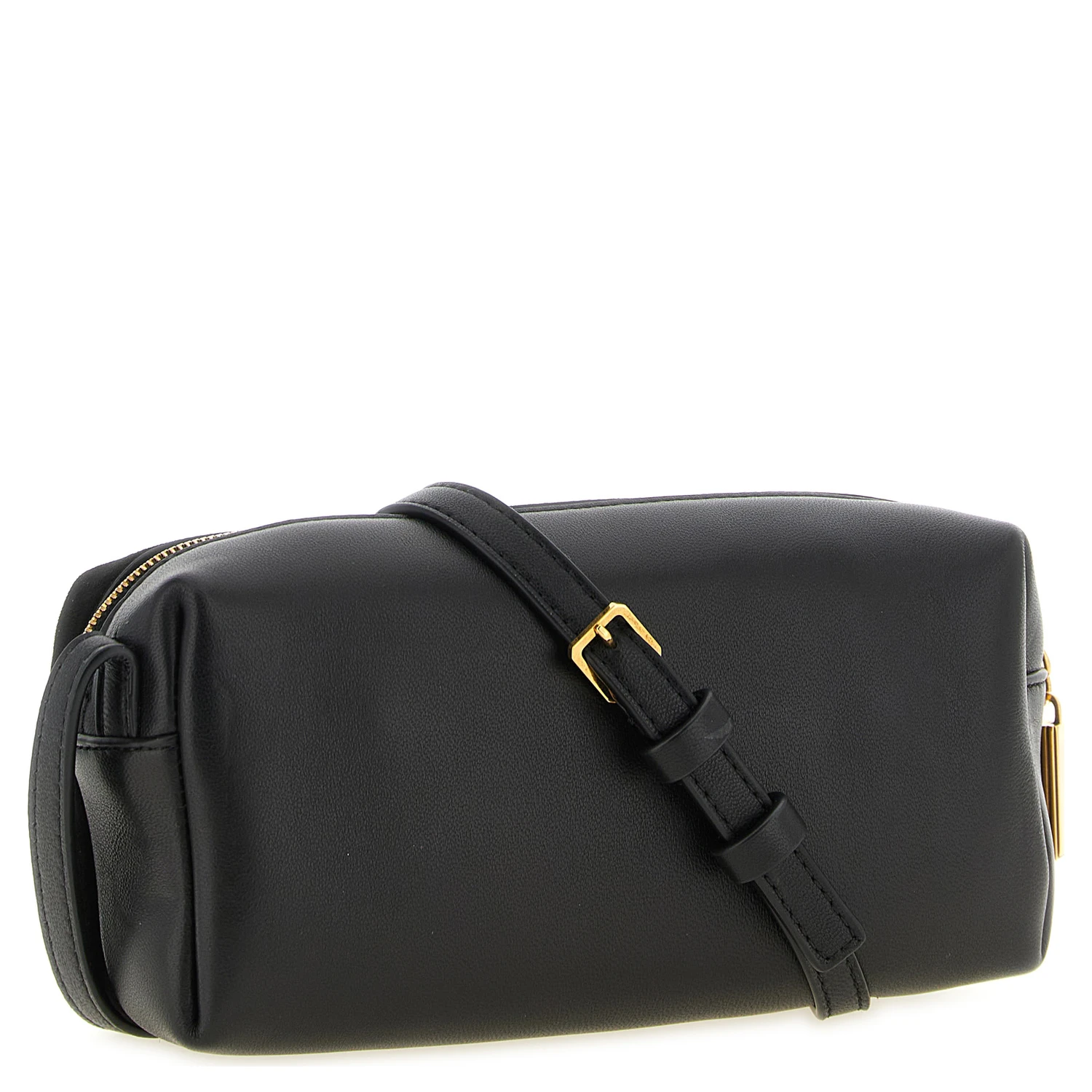 Black Calfskin Crossbody Bag