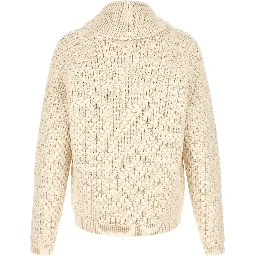 White Cotton Cardigan
