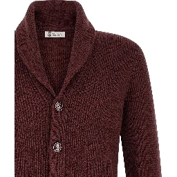 Bordeaux Cotton Cardigan