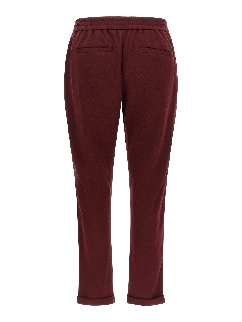 Bordeaux Cotton Joggers (Workout Pants)