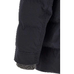 Blue Polyamide Parka