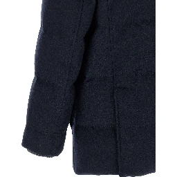 Blue Wool Parka