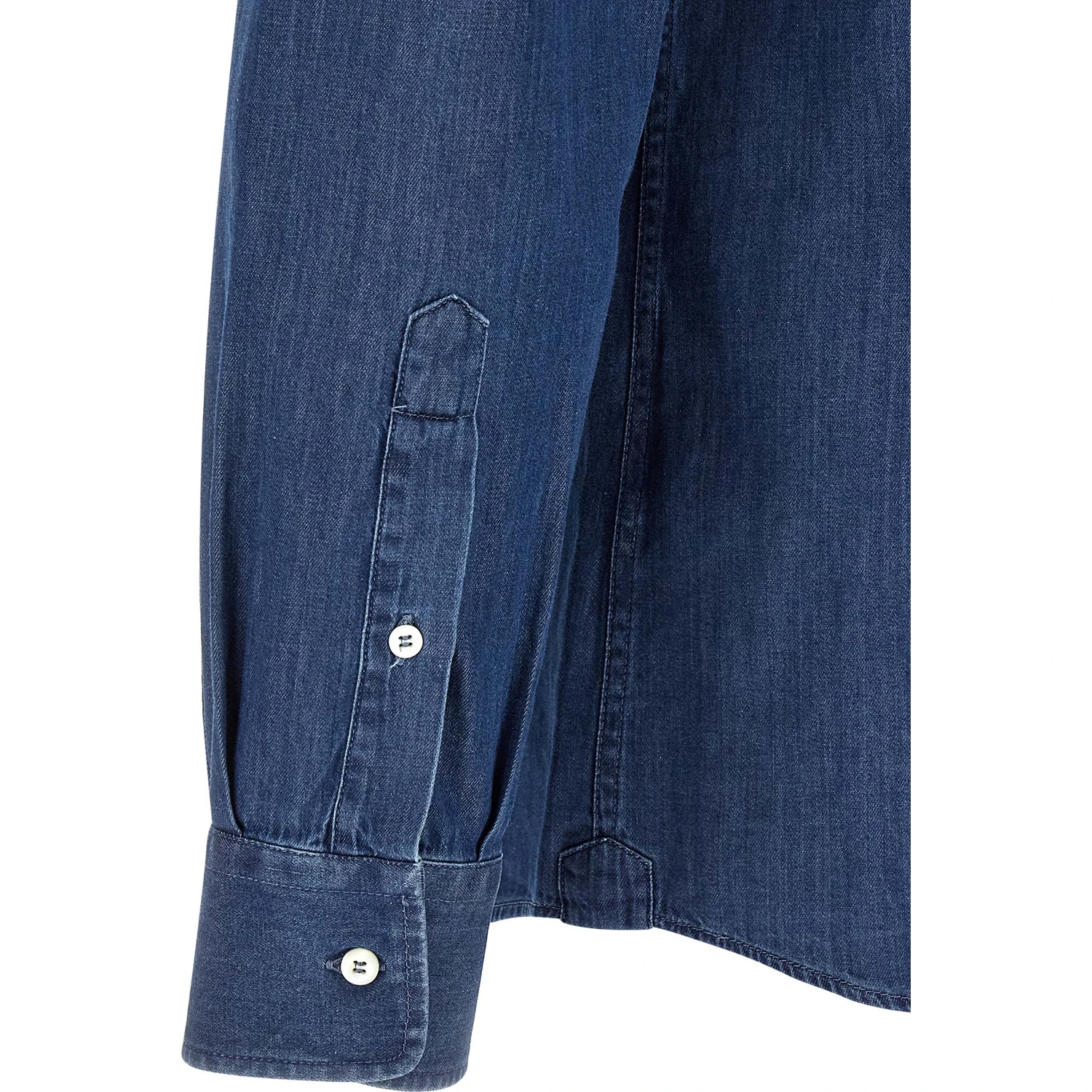 Blue Cotton Blouse