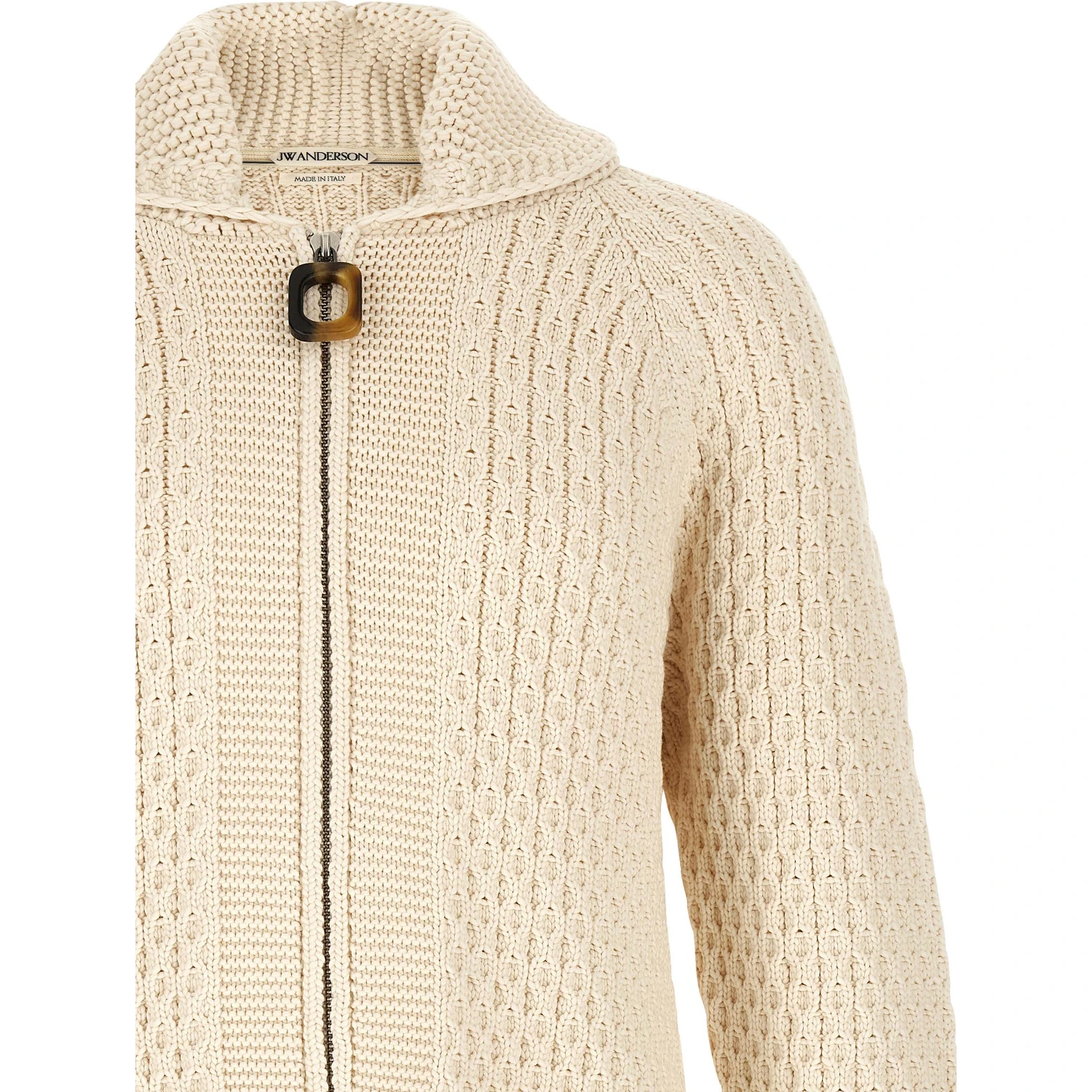 White Cotton Cardigan