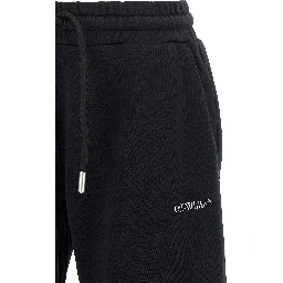 Black Cotton Joggers (Workout Pants)