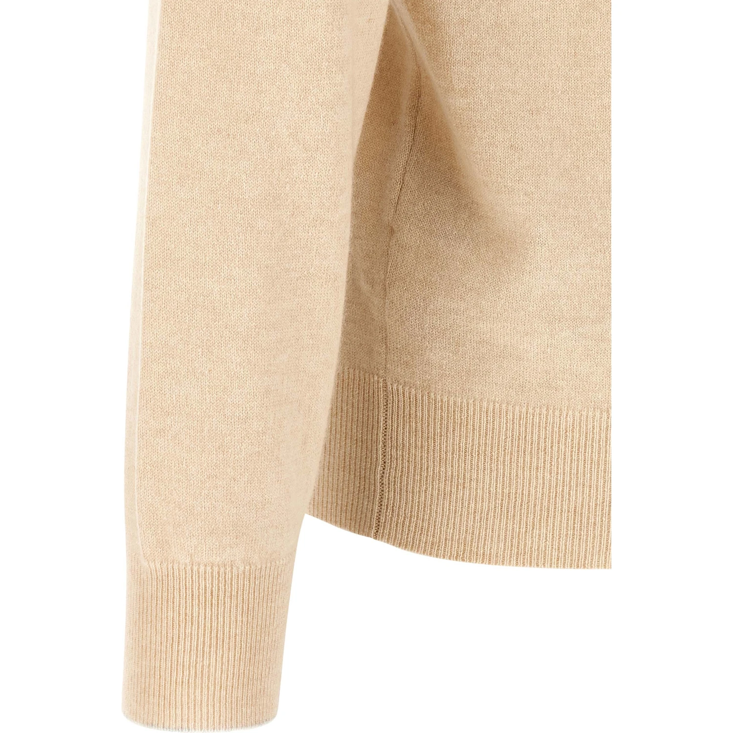 Beige Cashmere Polo Shirt