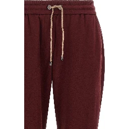 Bordeaux Cotton Joggers (Workout Pants)