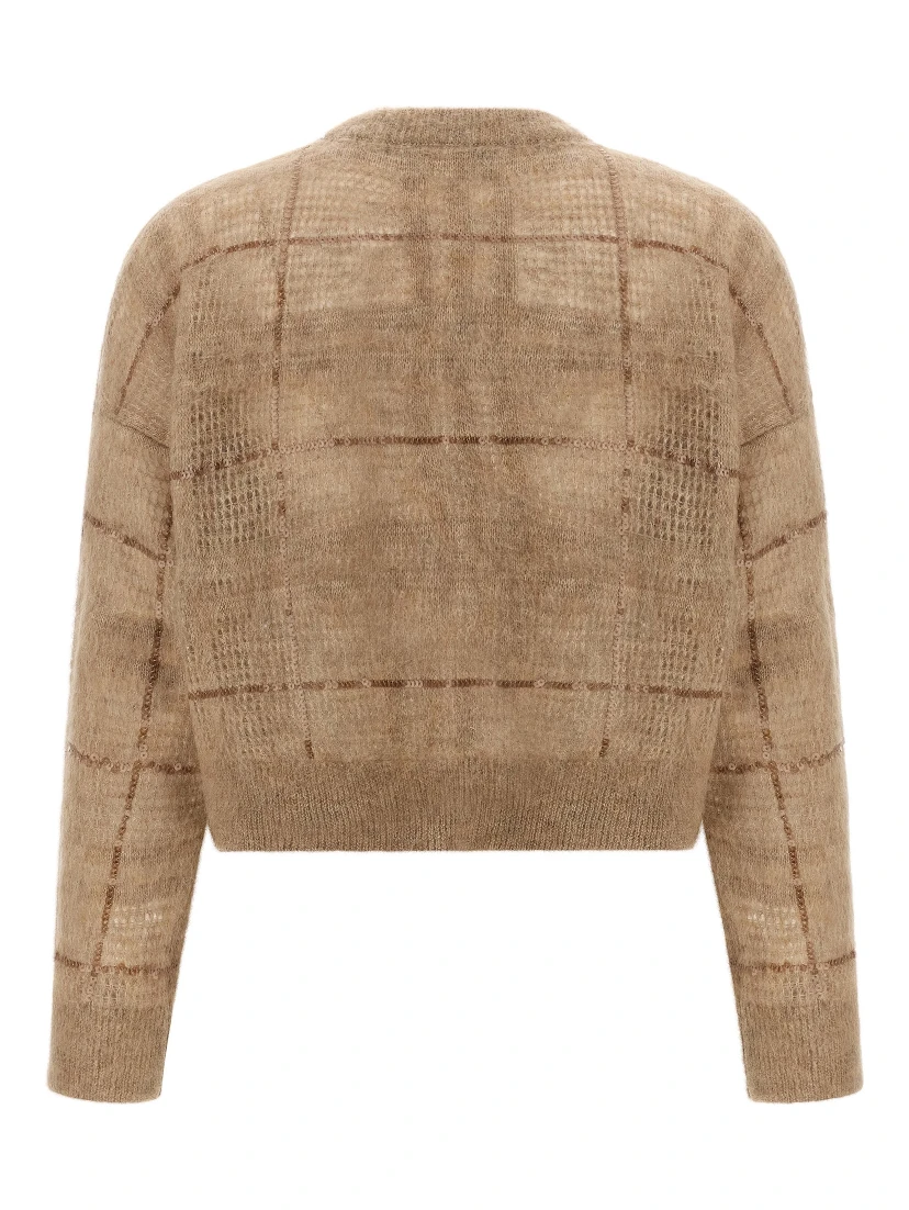Beige Wool Cardigan