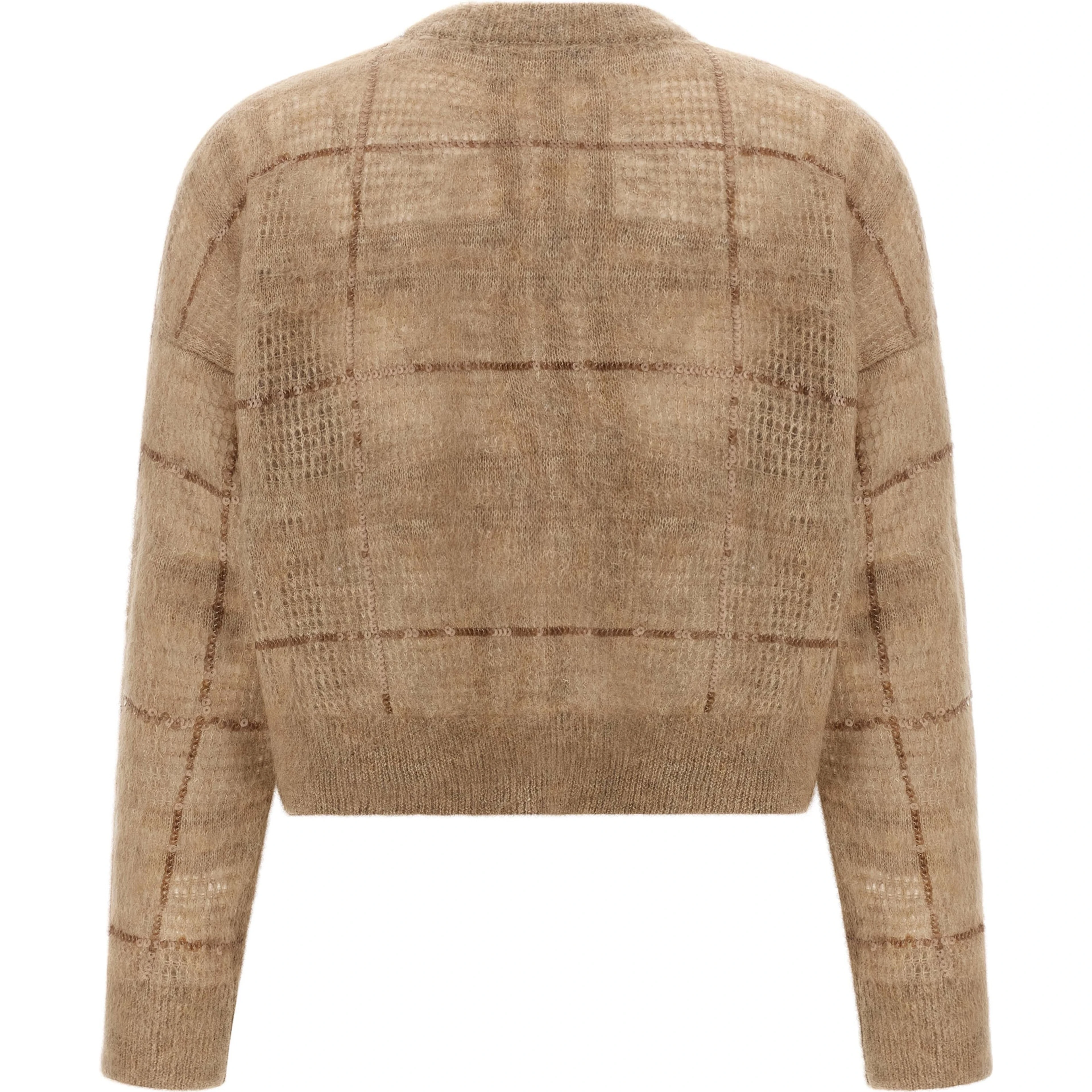 Beige Wool Cardigan