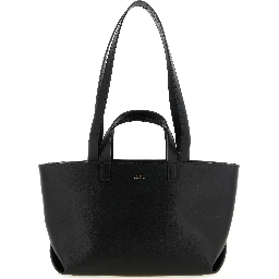 Black Cowhide Tote Bag