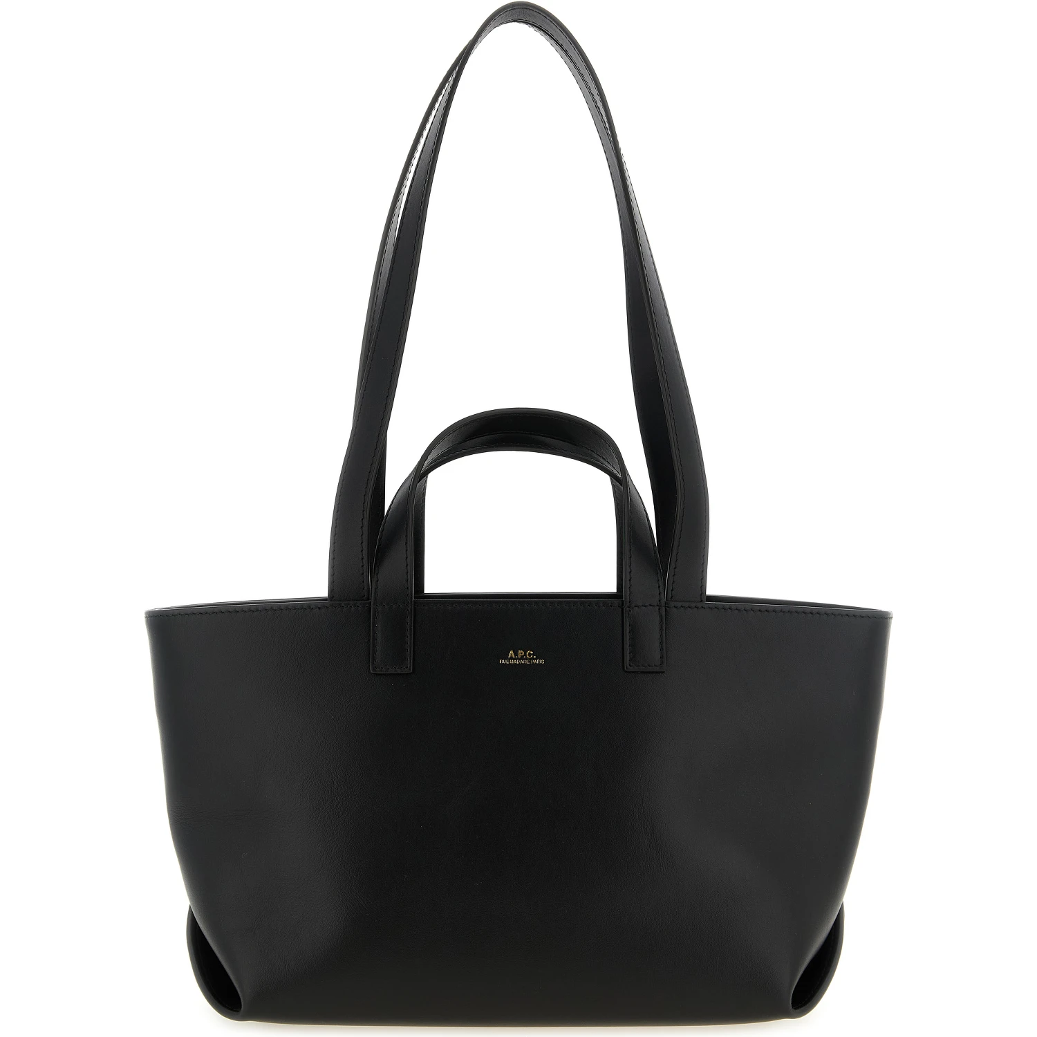 Black Cowhide Tote Bag