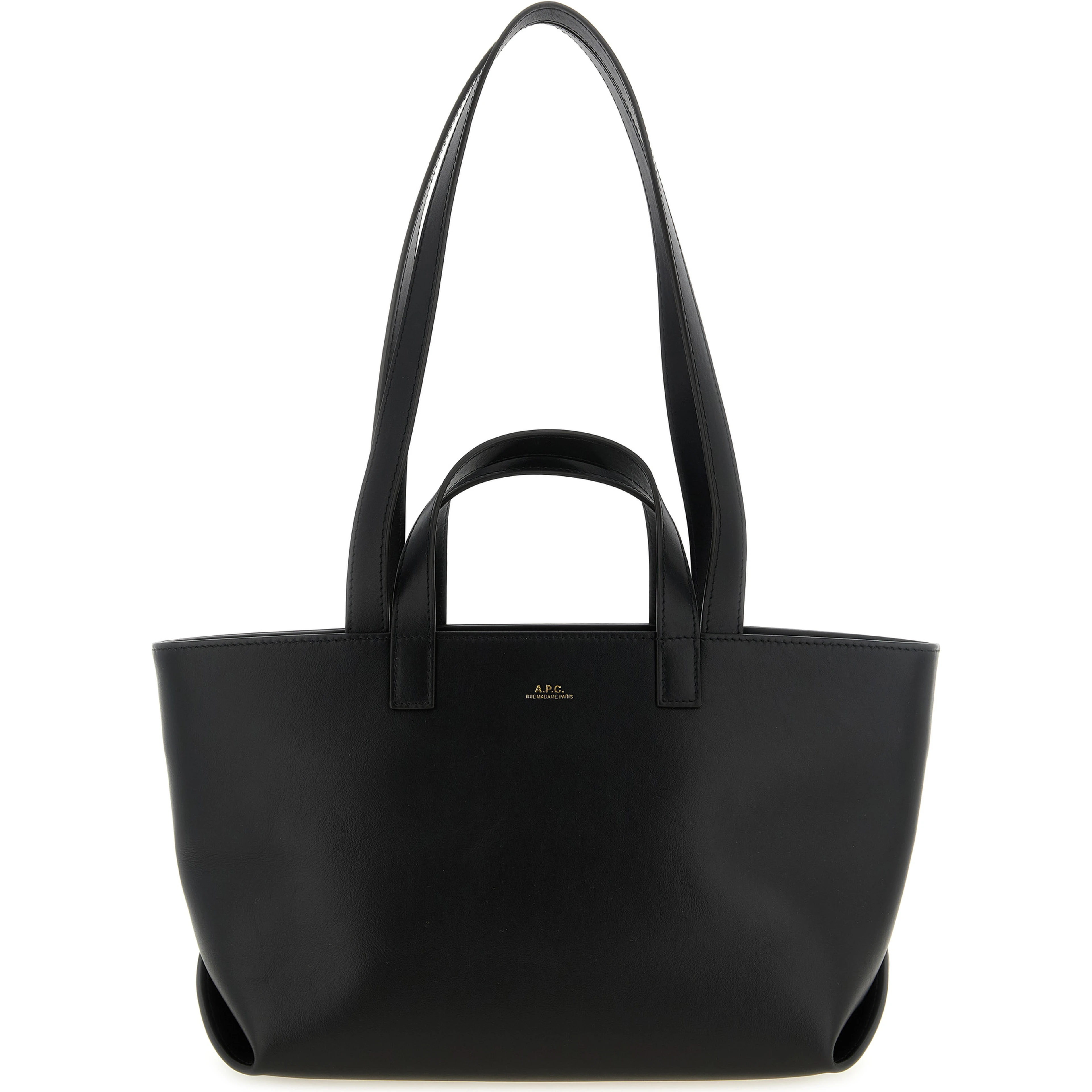 Black Cowhide Tote Bag