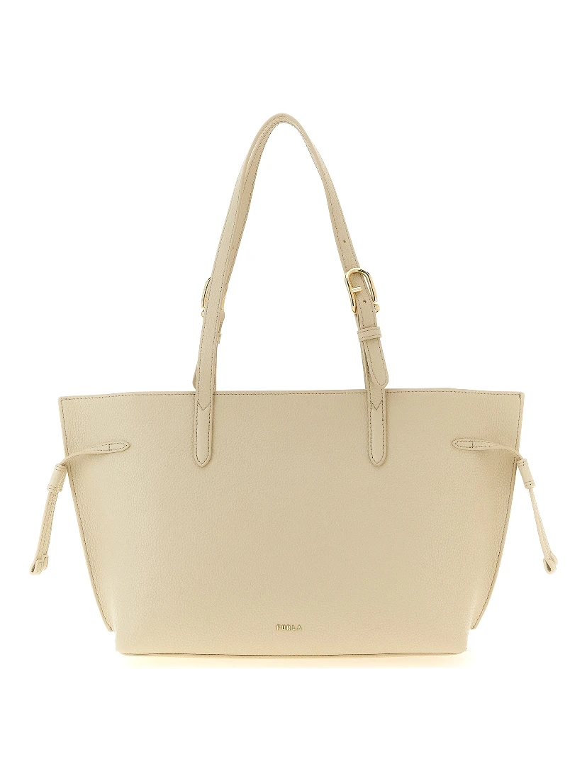White Calfskin Tote Bag