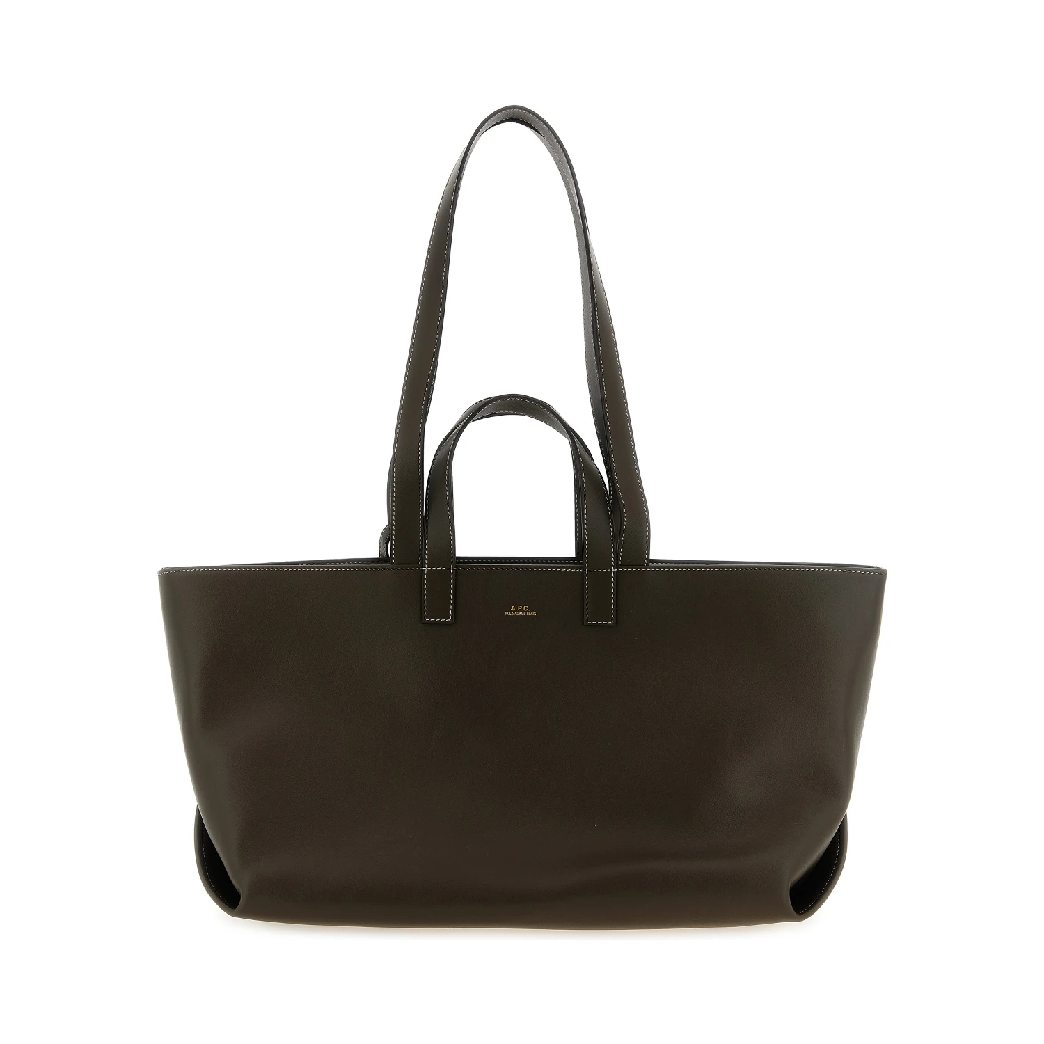 Brown Cowhide Tote Bag