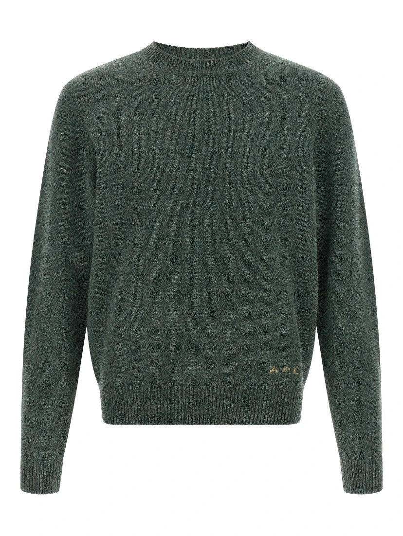 Bicolor Wool Cardigan