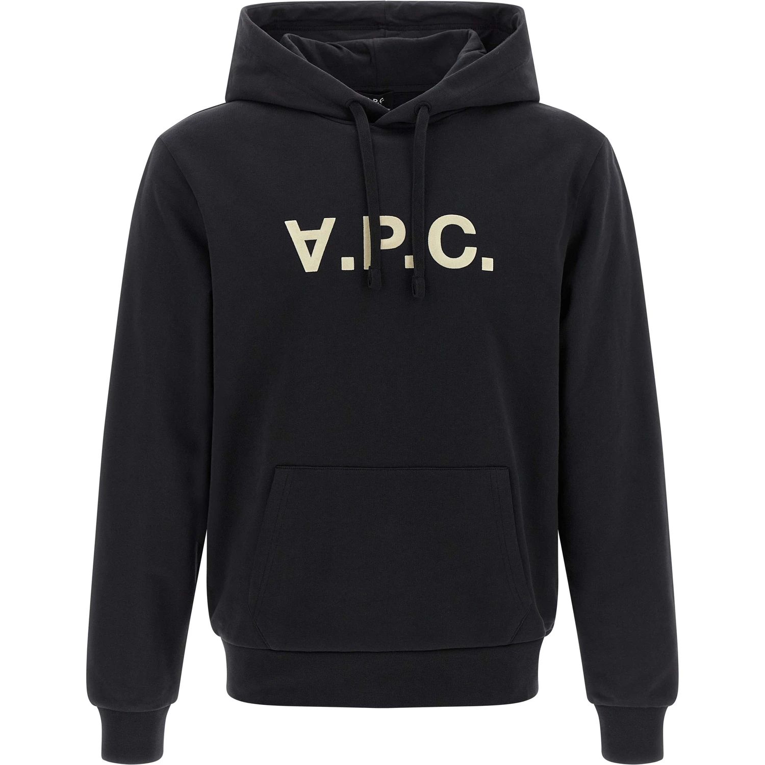 Black Cotton Hoodie