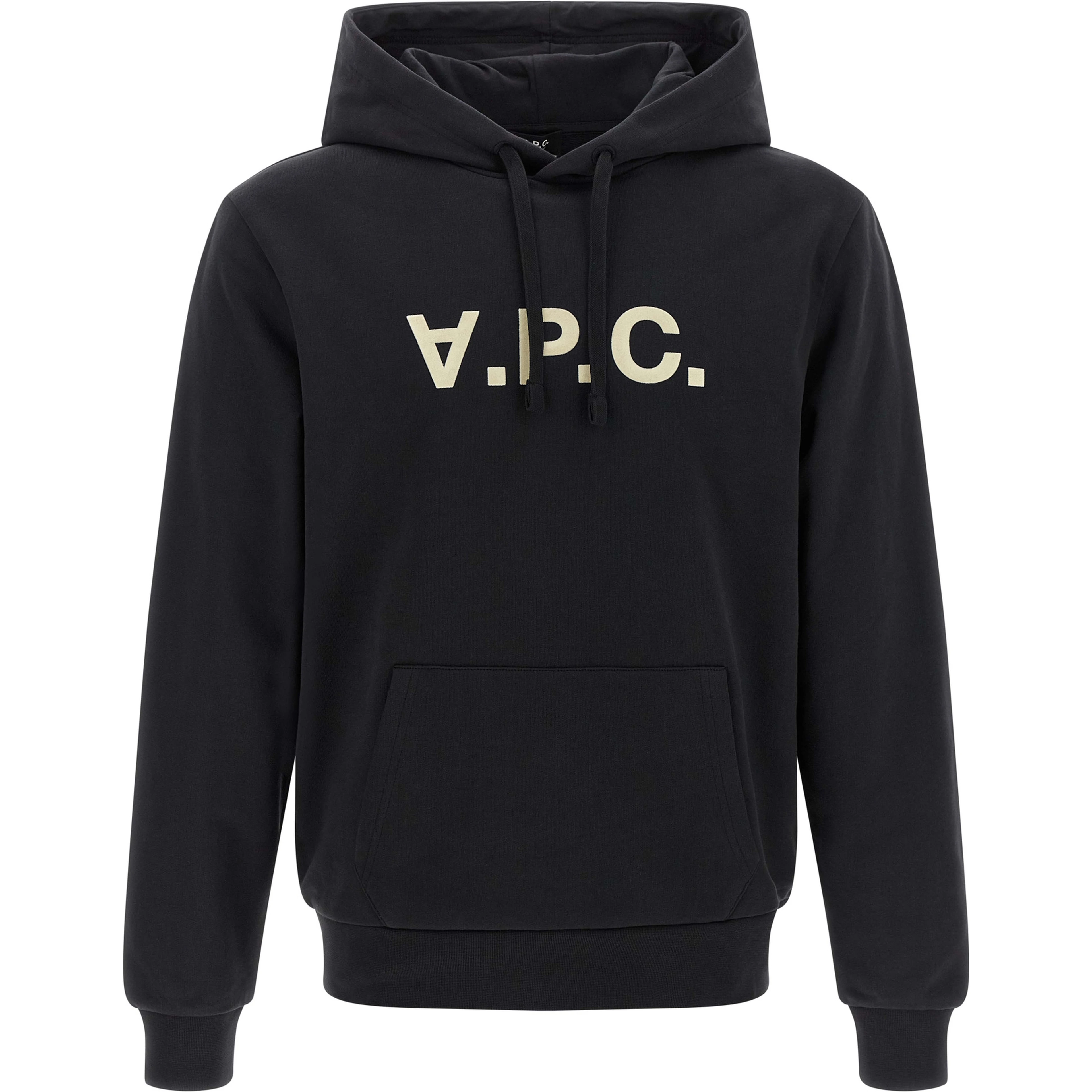 Black Cotton Hoodie