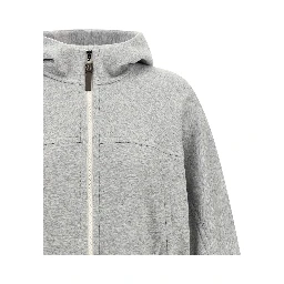Gray Cotton Hoodie
