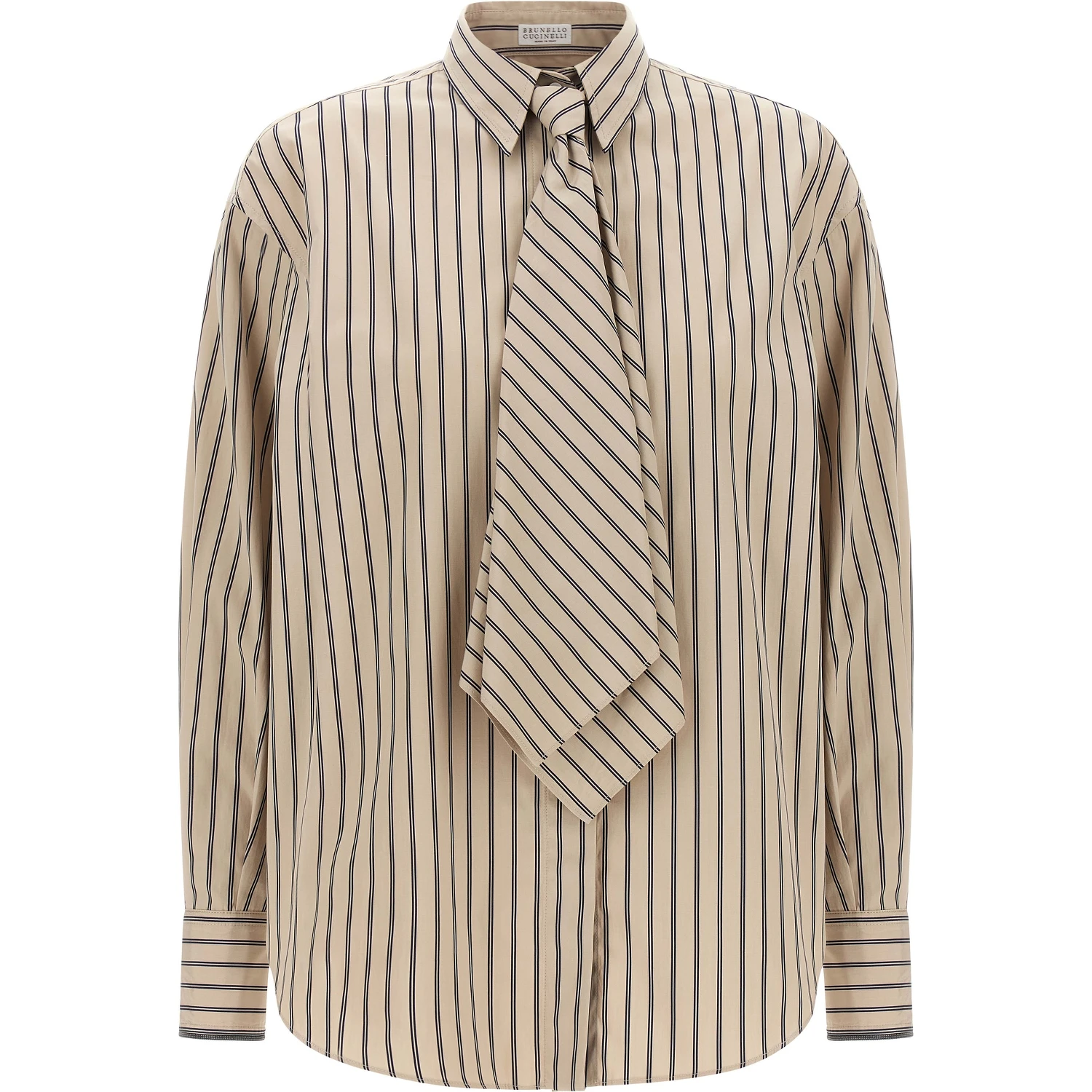 Beige Cotton Blouse