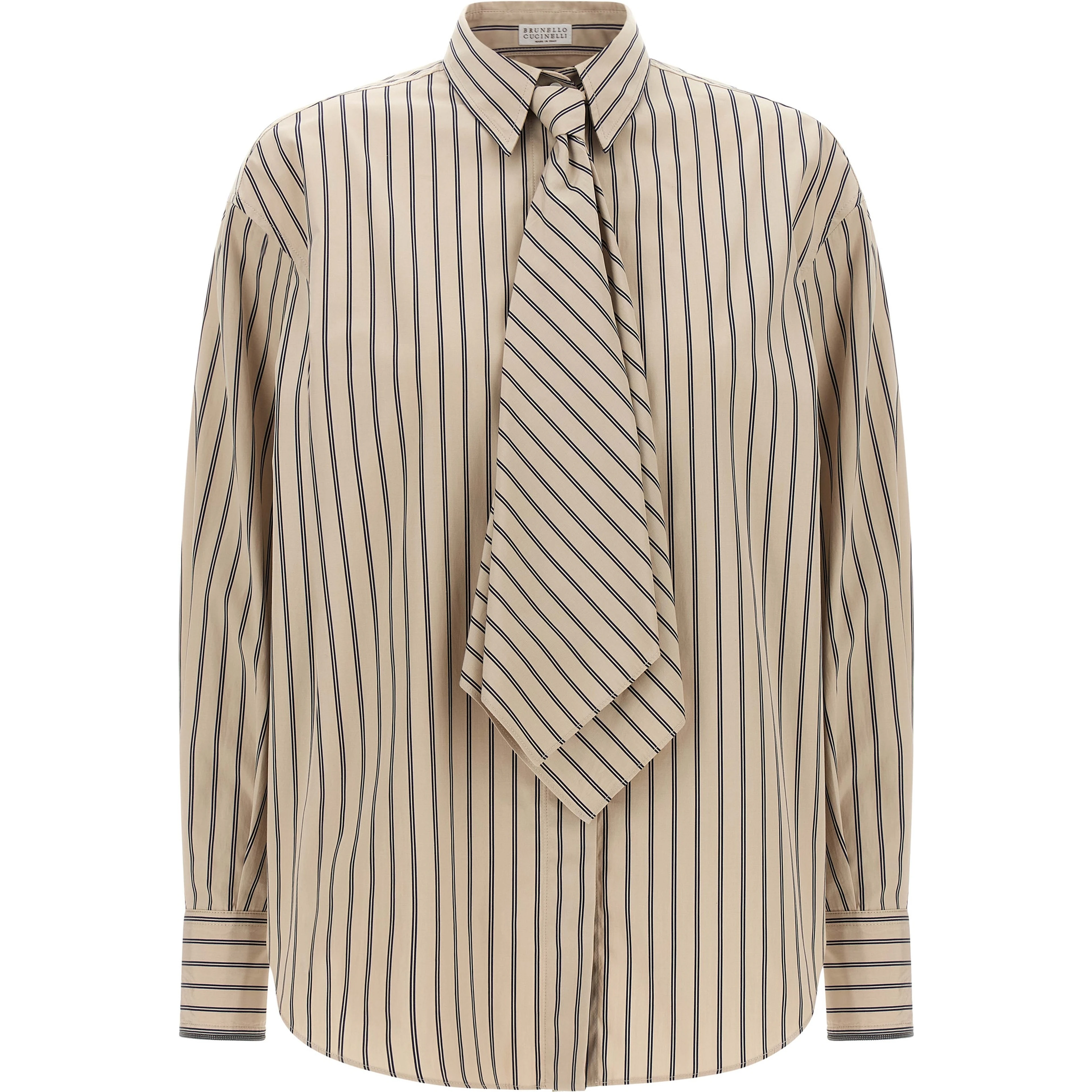 Beige Cotton Blouse