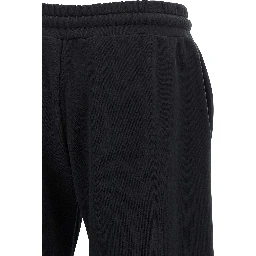Black Cotton Joggers (Workout Pants)