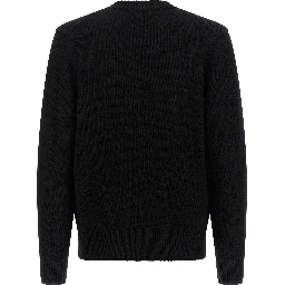 Black Wool Cardigan