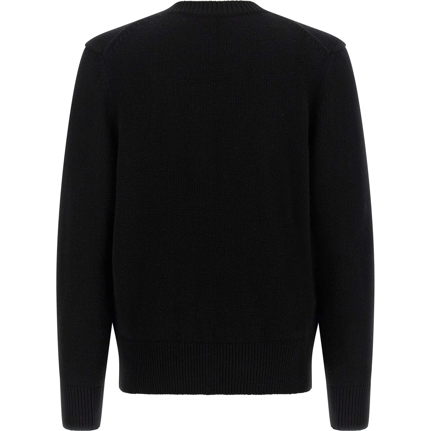 Black Wool Cardigan