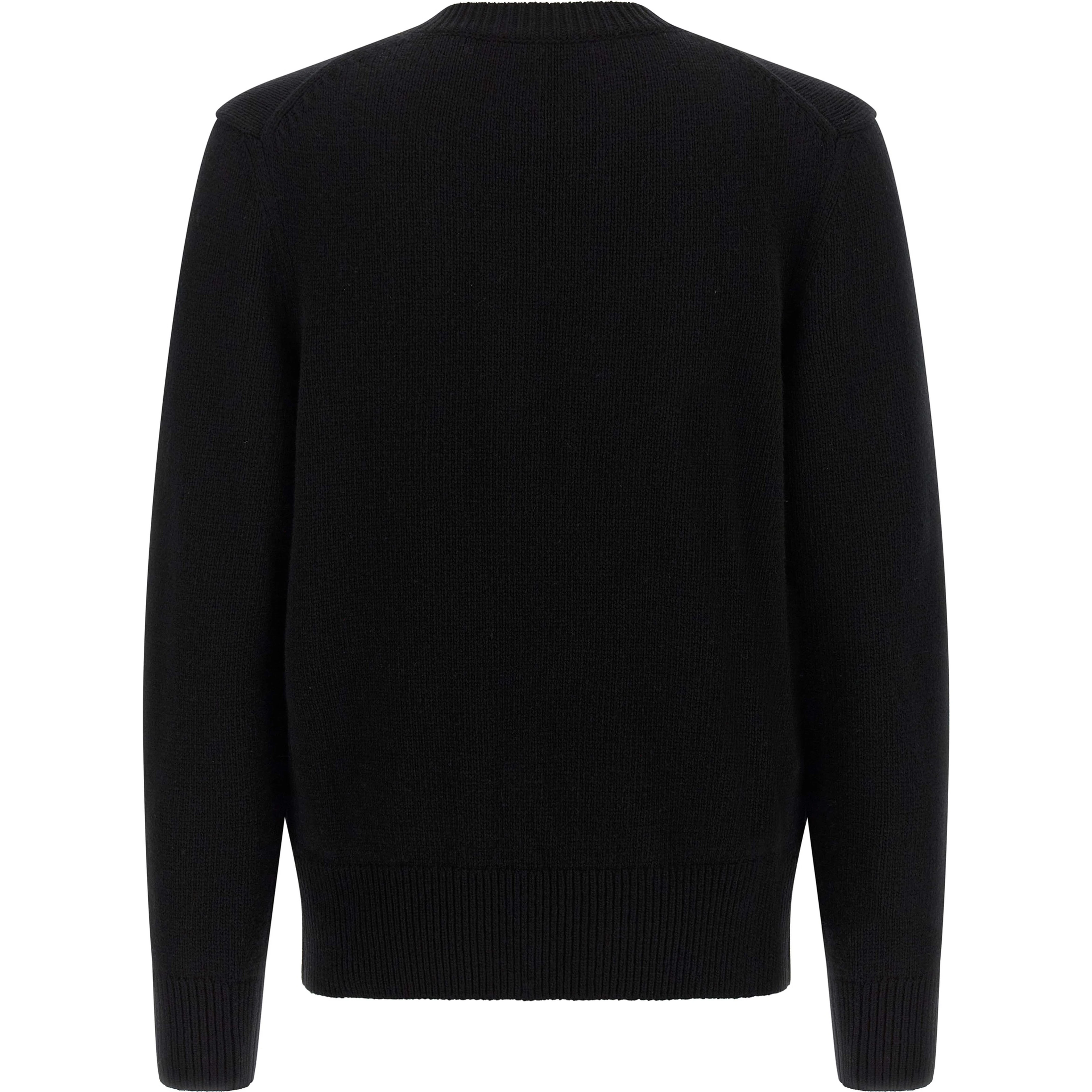 Black Wool Cardigan