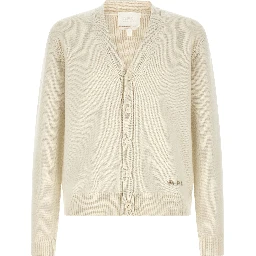 White Wool Cardigan