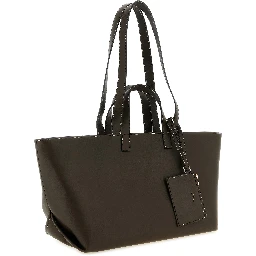 Brown Cowhide Tote Bag