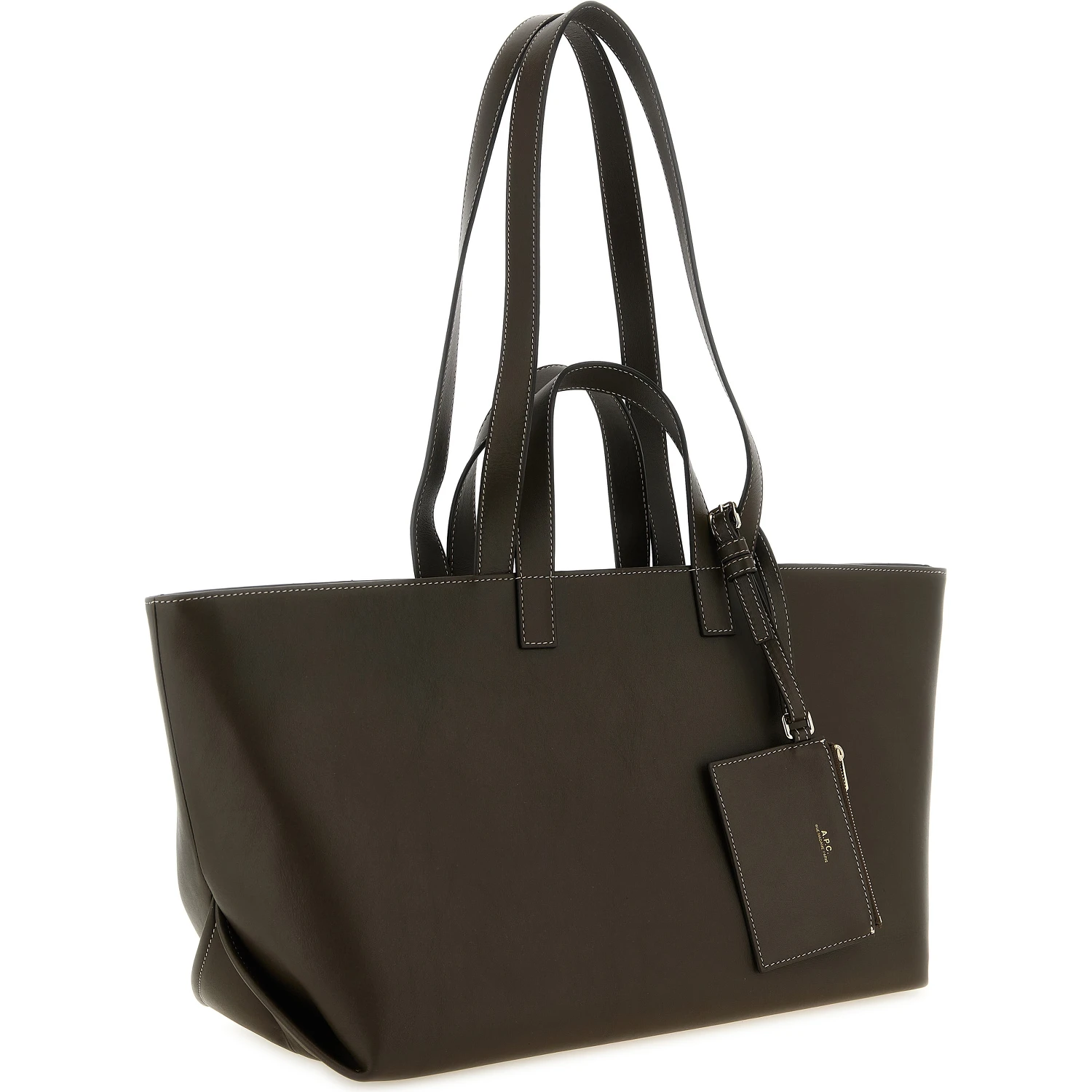Brown Cowhide Tote Bag