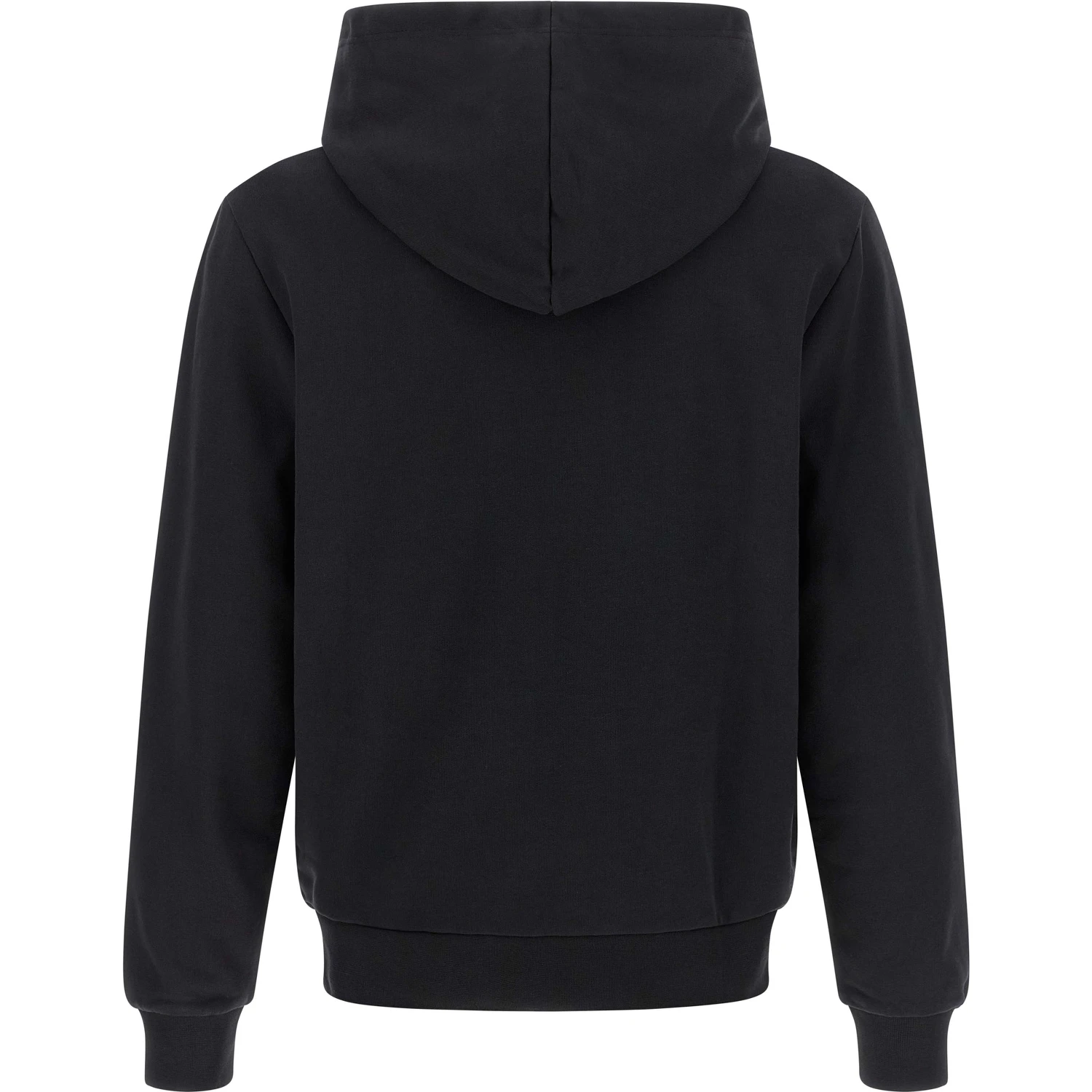 Black Cotton Hoodie