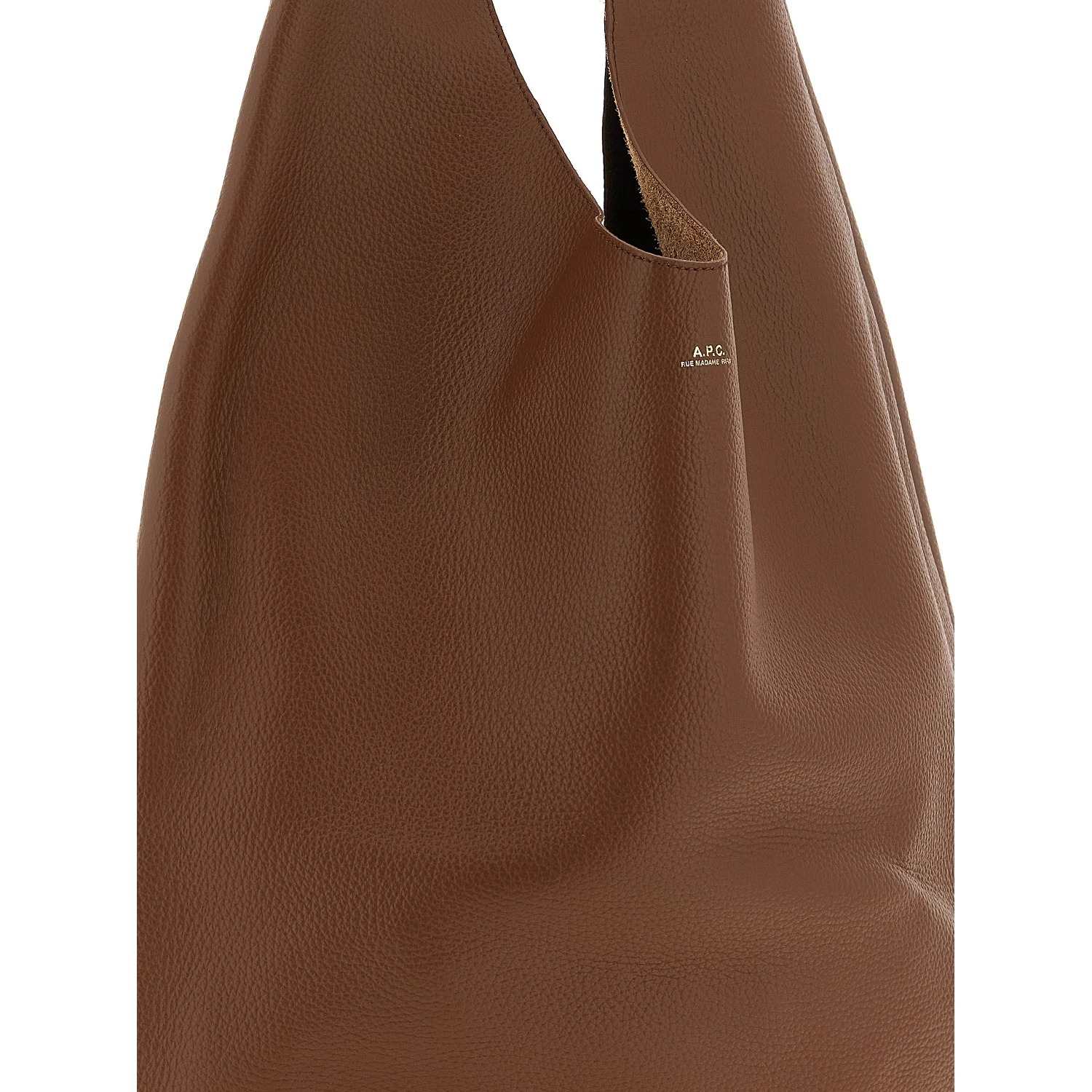 Brown Cowhide Shoulder Bag
