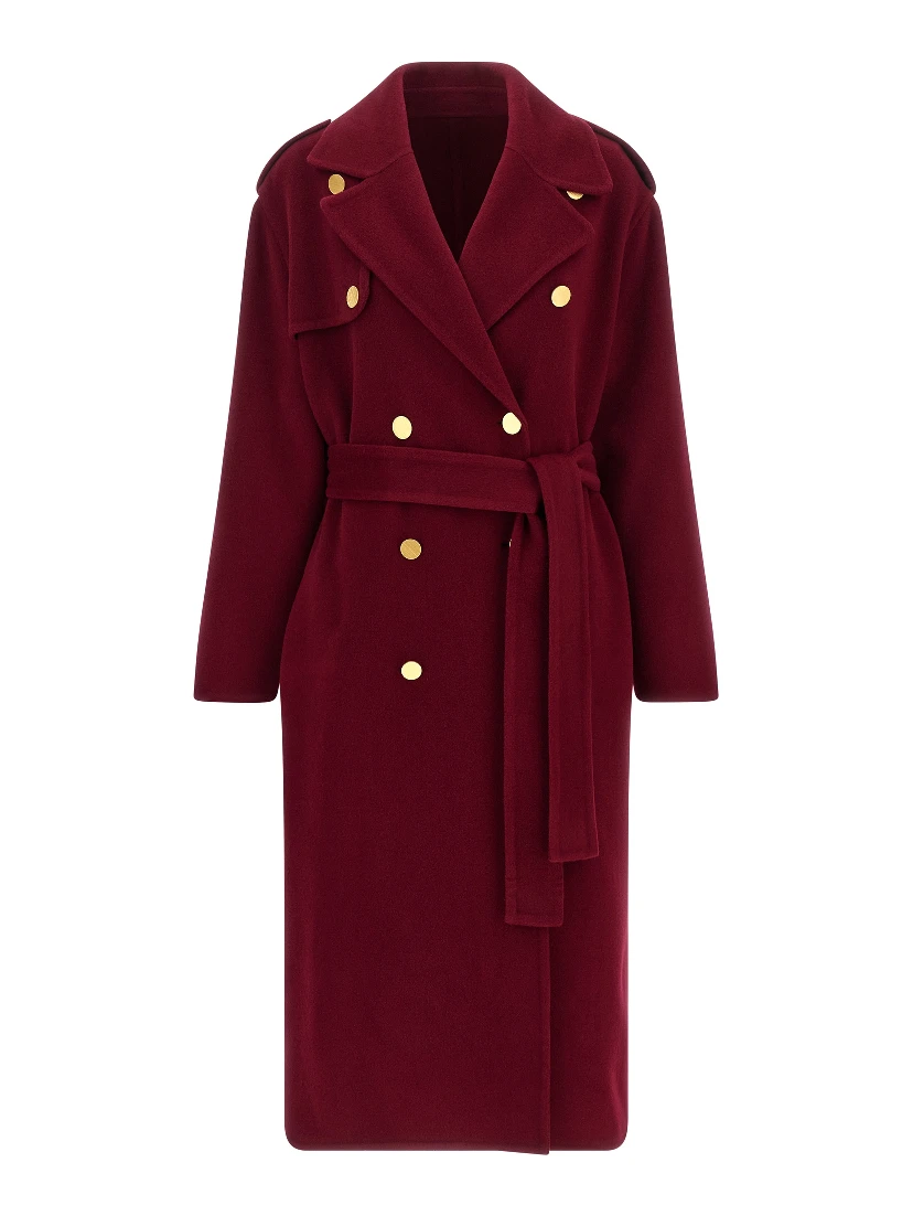 Multicolor Wool Coat