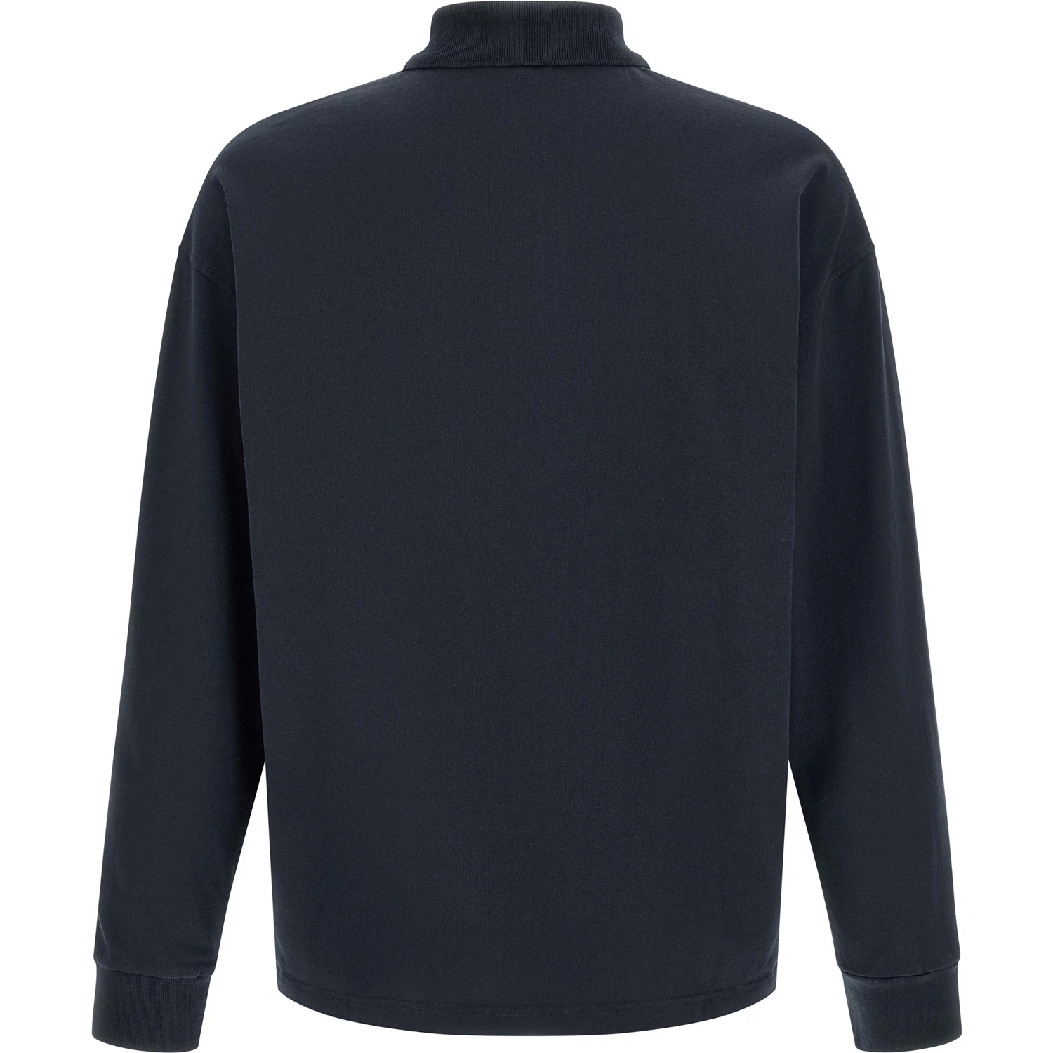 Blue Cotton Polo Shirt