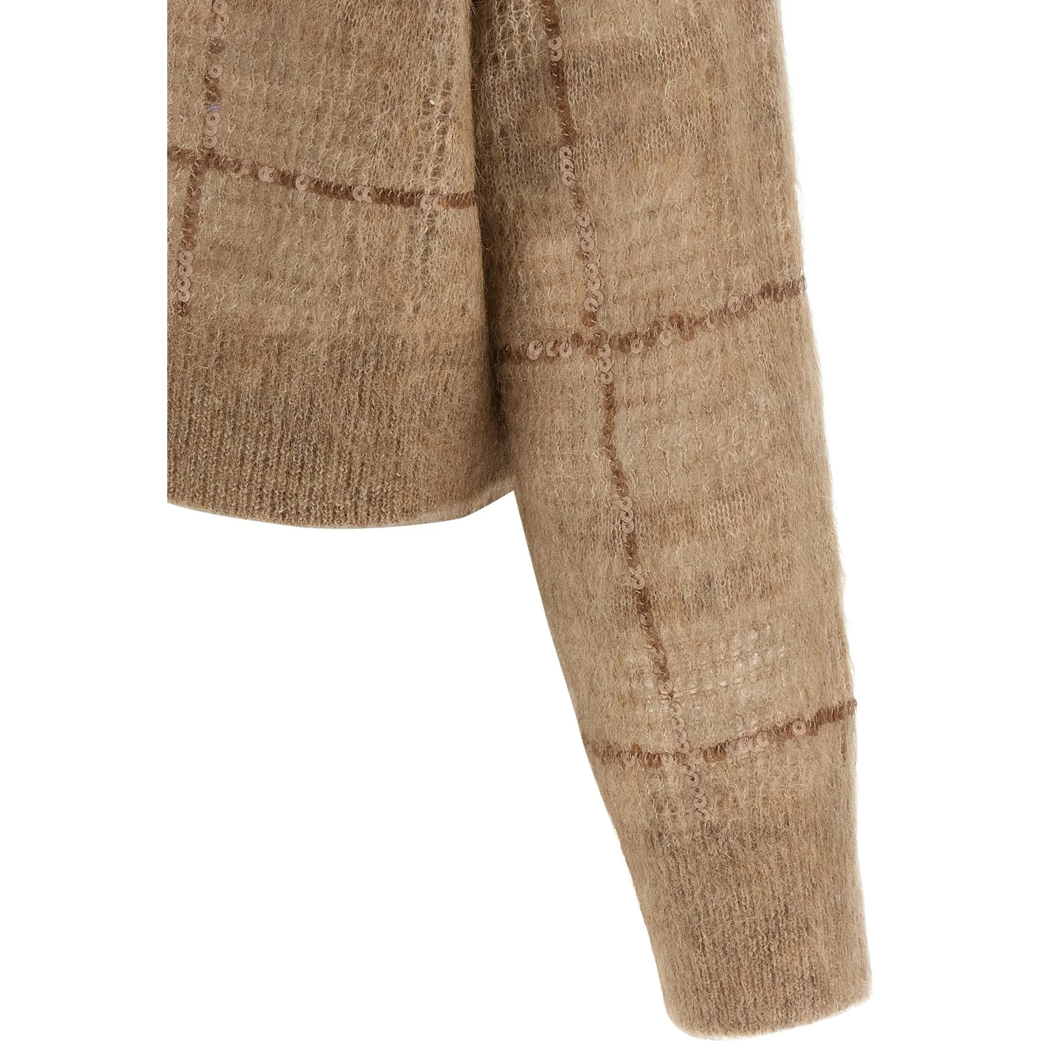 Beige Wool Cardigan