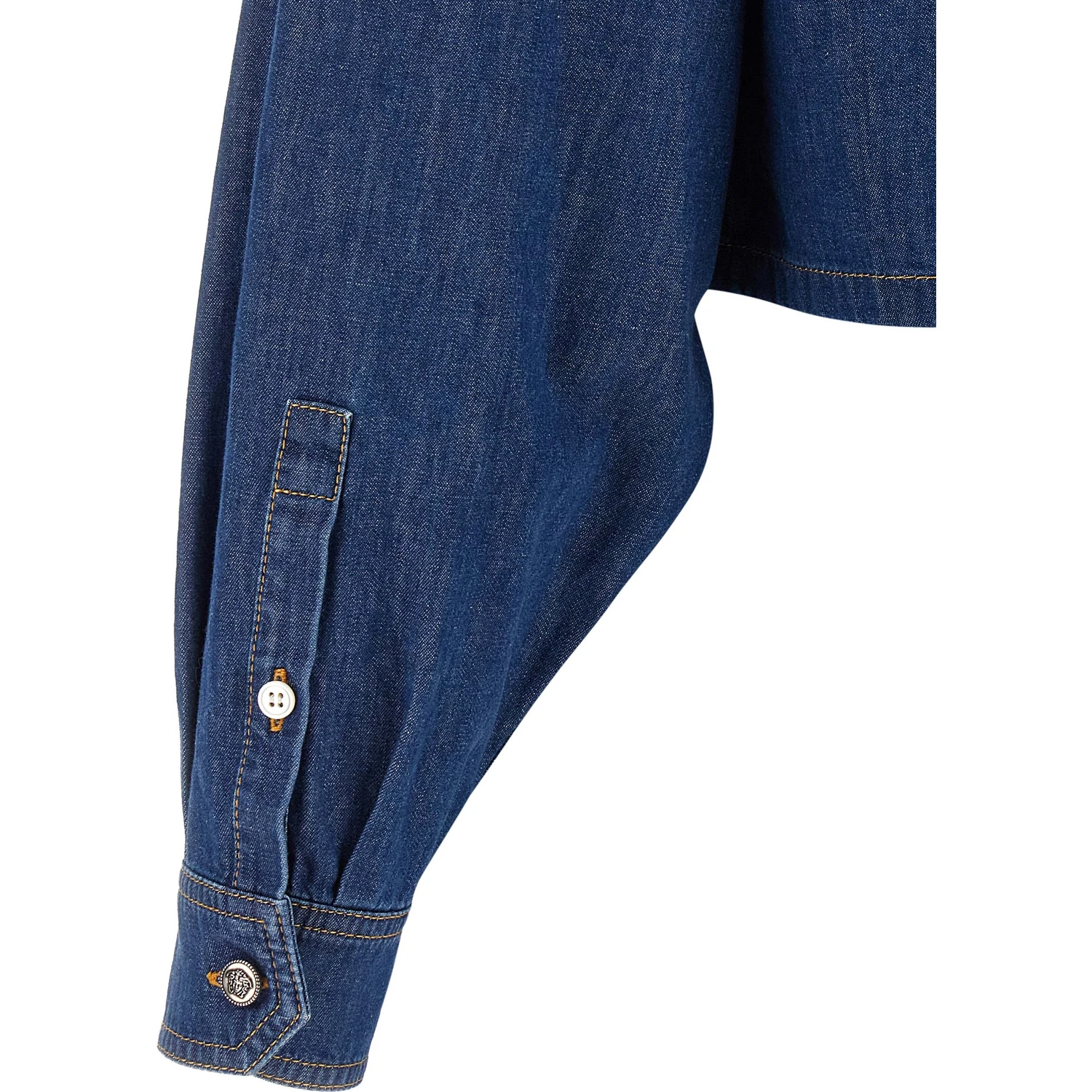 Blue Cotton Blouse