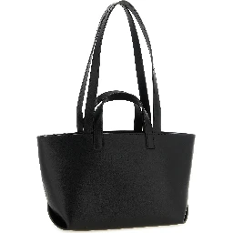 Black Cowhide Tote Bag