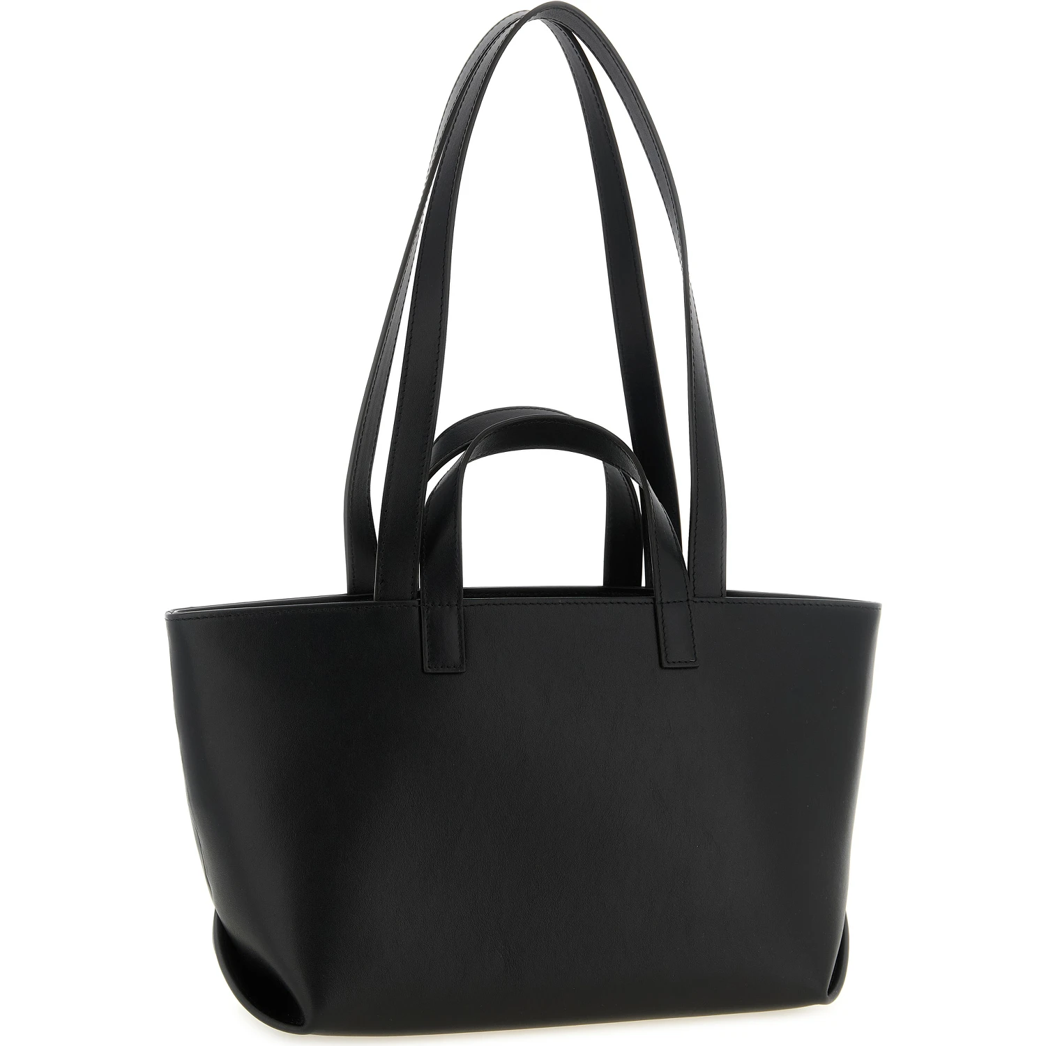 Black Cowhide Tote Bag