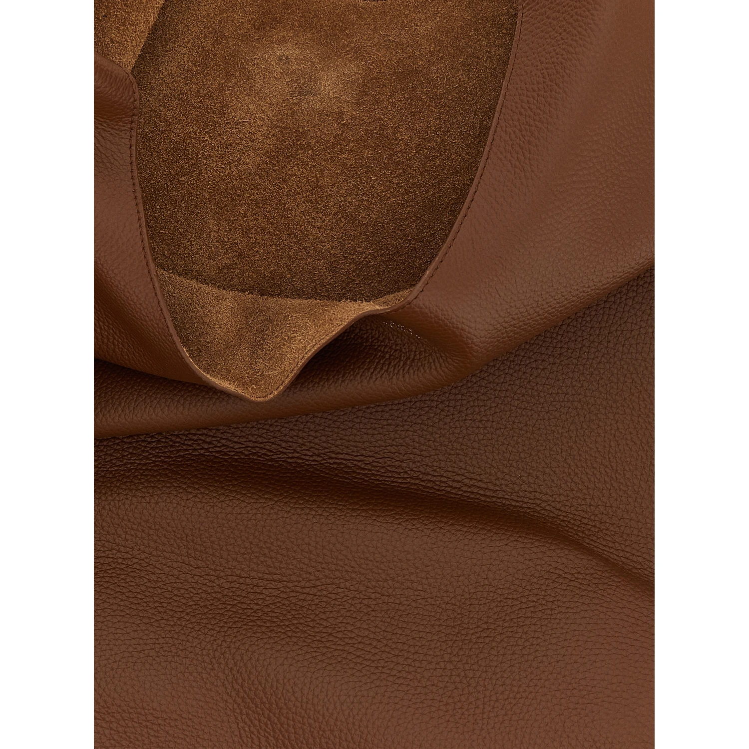 Brown Cowhide Shoulder Bag