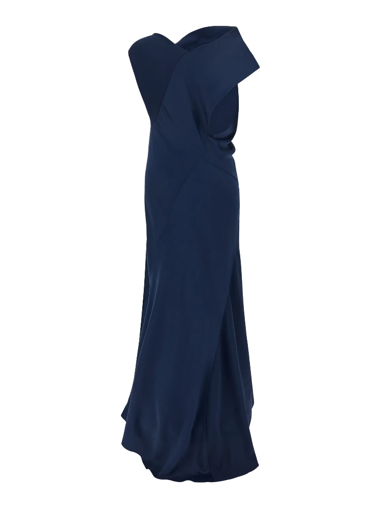 Blue Viscose Long Dress alternative