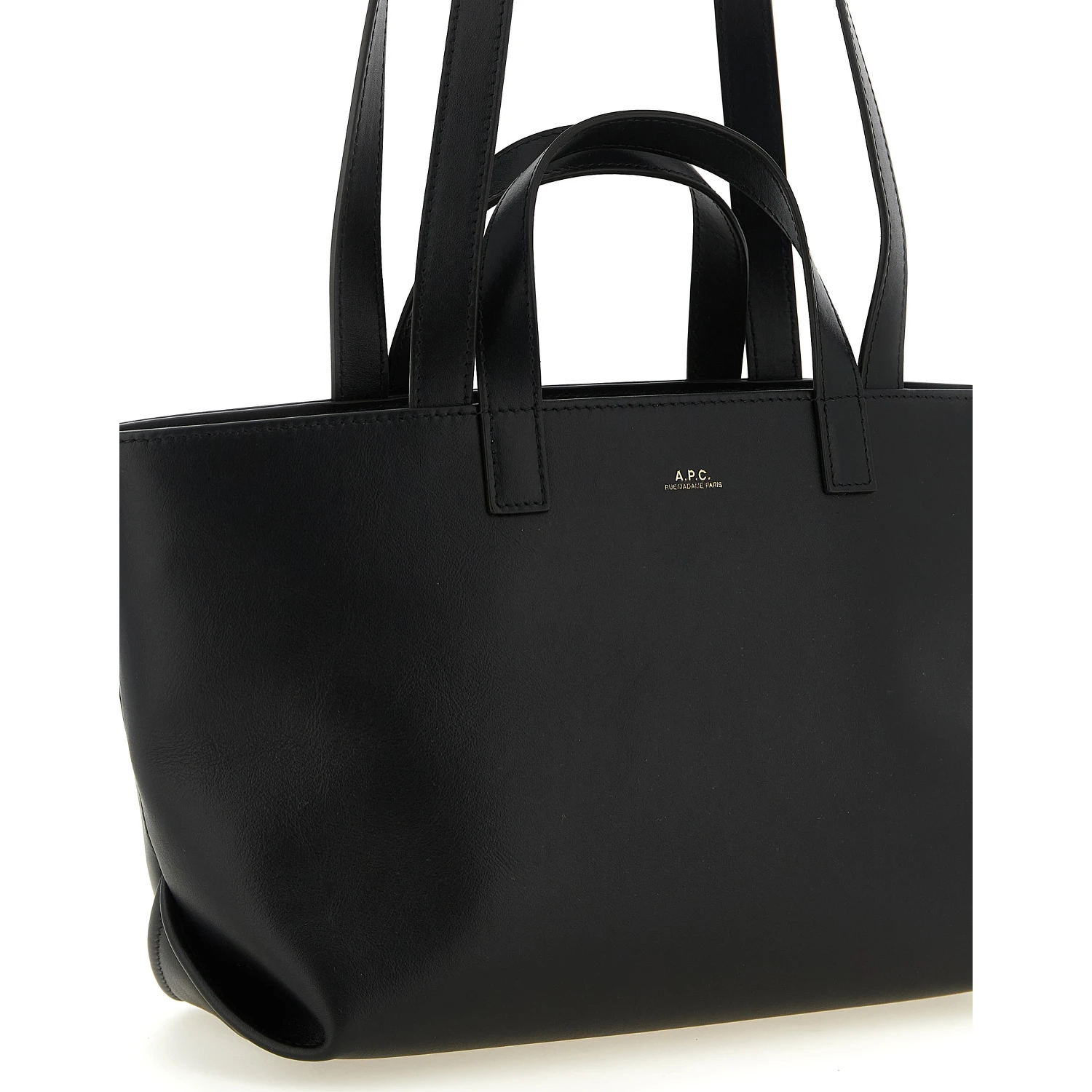 Black Cowhide Tote Bag