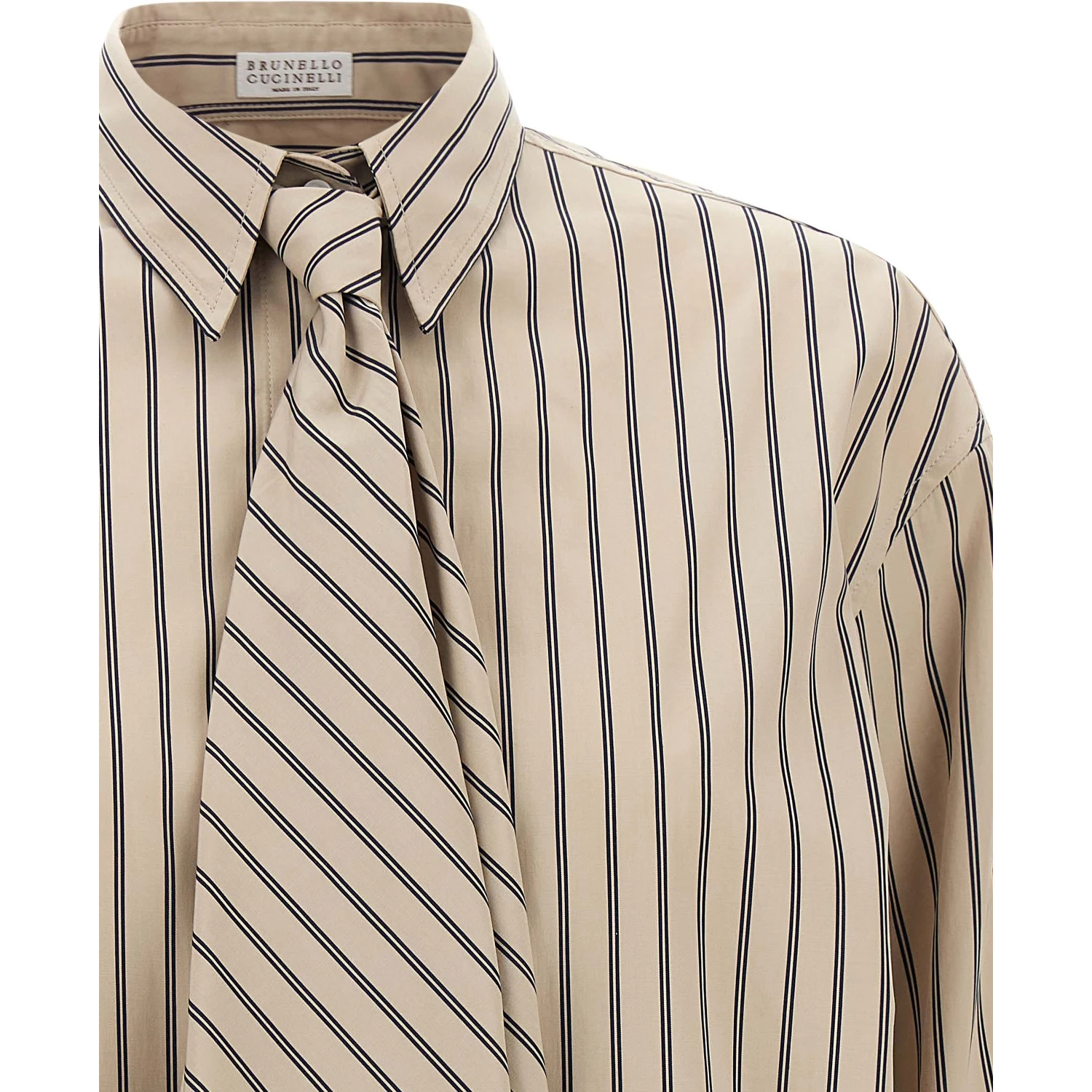 Beige Cotton Blouse