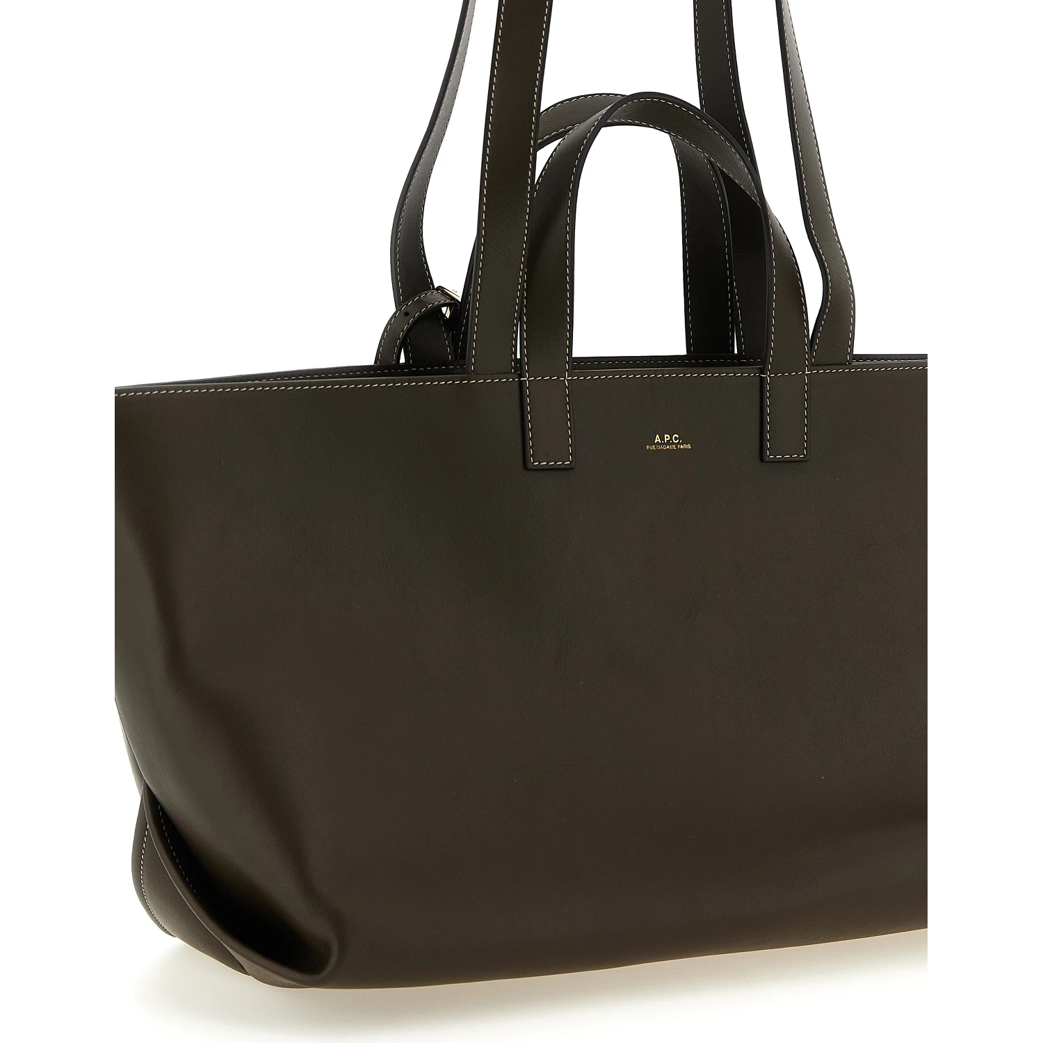 Brown Cowhide Tote Bag